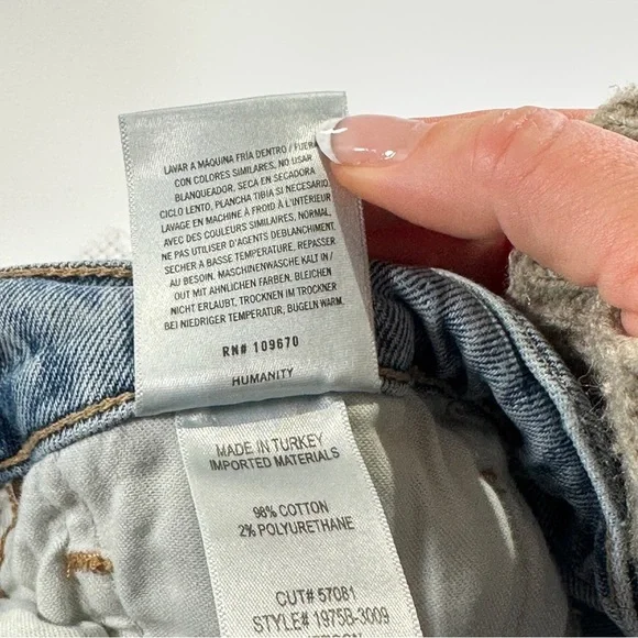 Citizens of Humanity designer jeans Emerson straight leg distressed 32 - Picture 11 of 16